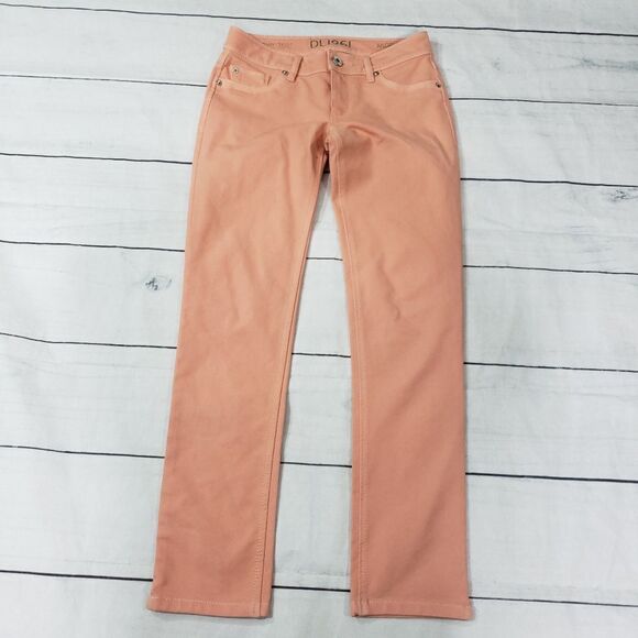 DL1961 Angel Mid Rise Skinny Ankle 26 SHERBERT - Picture 1 of 8